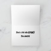 Halloween-Gruß-Karte Karte (Innenseite)