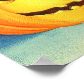 Halloween Gruß Vintage Poster (Ecke)