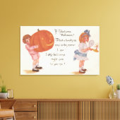 Halloween GrußA Gladsome Halloween Leinwanddruck (Insitu (Wohnzimmer))