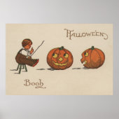 Halloween Grußbuch Poster (Vorne)