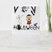 Halloween Grüße 03 Feiertagskarte (Vorderseite)