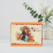 Halloween Grüße 2 Postkarte (Stehend Vorderseite)