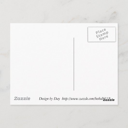 Halloween Grüße 2 Postkarte (Rückseite)