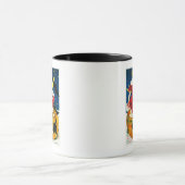 Halloween Grüße Frau auf Jack-o-Lantern Tasse (Zentrum)