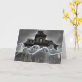 HALLOWEEN Grüße Karte (Gelbe Blume)
