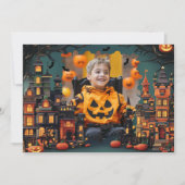 Halloween-Grüße mit individueller Fotokarte Karte (Vorderseite)