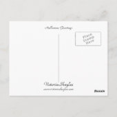 Halloween-Grüße Postkarte (Rückseite)