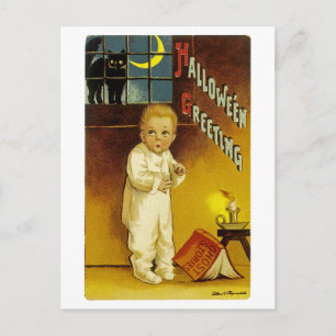 Halloween-Grüße Postkarte