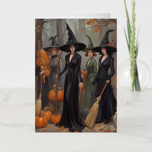 Halloween Grüße von Euren lokalen Hexen Coven (Vorderseite)