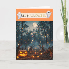 Halloween-Grußkarte feiern Karte