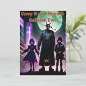 Halloween-Grußkarte Feiertagskarte (Stehend Vorderseite)