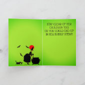 Halloween-Grußkarte Karte (Innenseite)