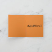 Halloween-Grußkarte Karte (Innenseite)