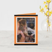 Halloween-Grußkarte Karte (Gelbe Blume)