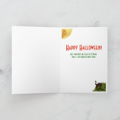Halloween-Grußkarte Karte (Innenseite)