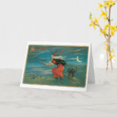 Halloween-Grußkarte Karte (Gelbe Blume)