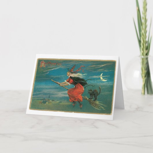 Halloween-Grußkarte Karte (Vorderseite)