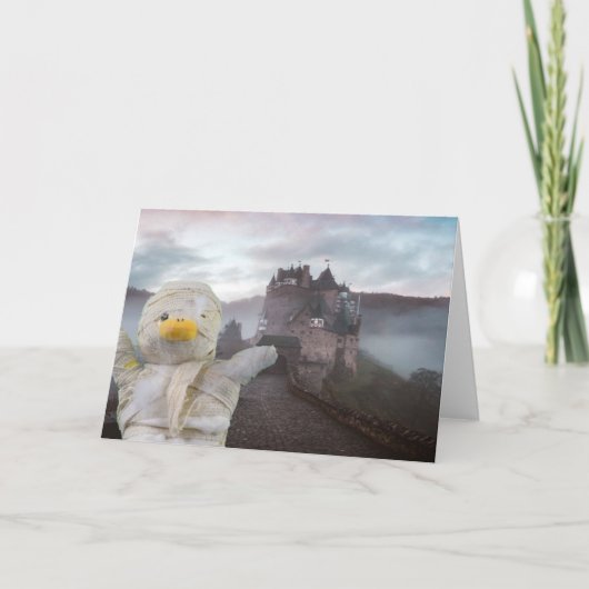 Halloween. Grußkarte Karte (Vorderseite)