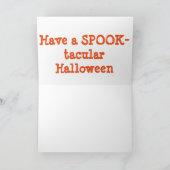 Halloween-Grußkarte Karte (Innenseite)