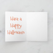 Halloween-Grußkarte/Kürbiskürbis Karte (Innenseite)