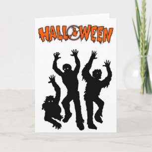 Halloween Grußkarte/Mummies Karte
