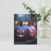 Halloween-Grußkarte Postkarte (Stehend Vorderseite)