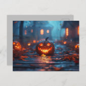 Halloween-Grußkarte Postkarte (Vorne/Hinten)
