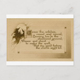 Halloween-Grußkarte Postkarte