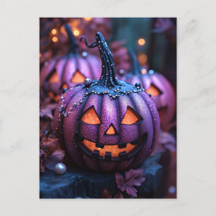 Halloween-Grußkarte Postkarte