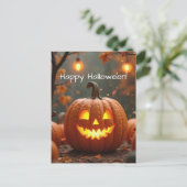 Halloween-Grußkarte Postkarte (Stehend Vorderseite)