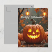 Halloween-Grußkarte Postkarte (Vorne/Hinten)