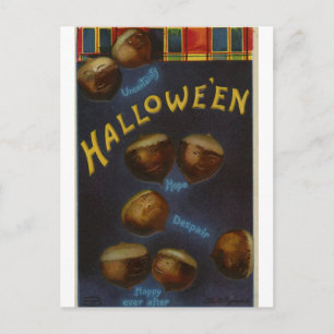 Halloween-Grußkarte Postkarte