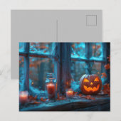 Halloween-Grußkarte Postkarte (Vorne/Hinten)