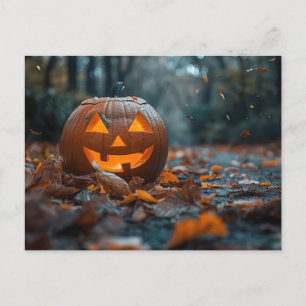 Halloween-Grußkarte Postkarte