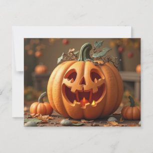Halloween-Grußkarte Postkarte