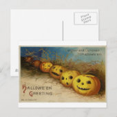 Halloween-Grußkarte Postkarte (Vorne/Hinten)