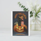 Halloween-Grußkarte Postkarte (Stehend Vorderseite)