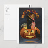 Halloween-Grußkarte Postkarte (Vorne/Hinten)