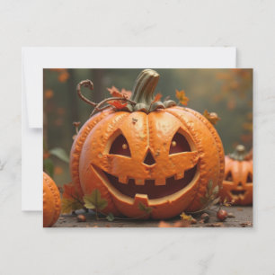 Halloween-Grußkarte Postkarte