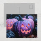 Halloween-Grußkarte Postkarte (Vorne/Hinten)