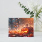 Halloween-Grußkarte Postkarte (Stehend Vorderseite)