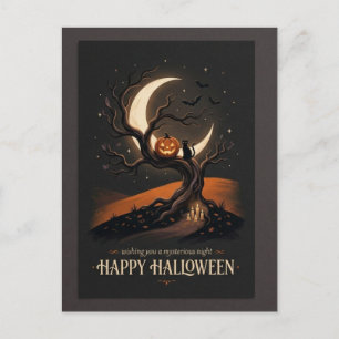 Halloween-Grußkarte Postkarte