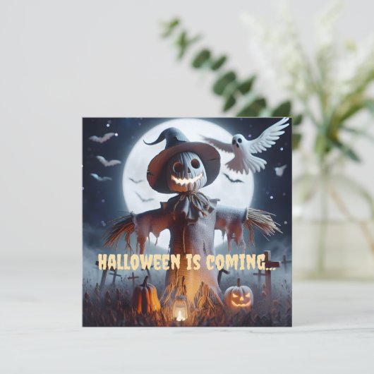 Halloween Grußkarten (Stehend Vorderseite)