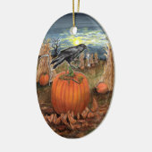 Halloween-Guardian-Baum Keramik Ornament (Links)