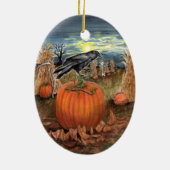 Halloween-Guardian-Baum Keramik Ornament (Hinten)