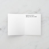 Halloween Gummiworms Karte (Innenseite)