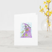 Halloween Gummiworms Karte (Gelbe Blume)