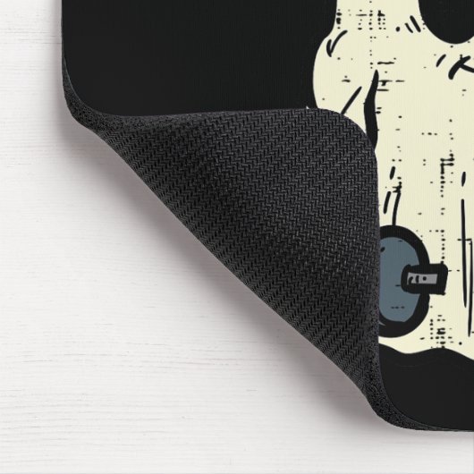 Halloween Gym Ghost I Exorcience Fun Workout Kostü Mousepad (Ecke)