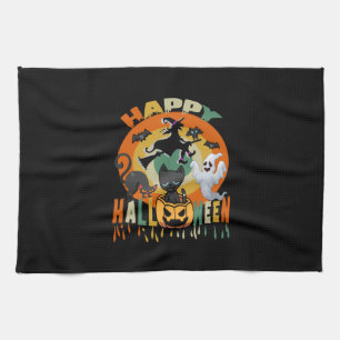 Halloween haben wir Geburtstag zu Halloween nötig Geschirrtuch