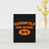 Halloween Haddonfield High School 1978 Retro Novel Karte (Gelbe Blume)